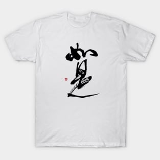 As It Is 如是 Japanese Calligraphy Kanji Character T-Shirt